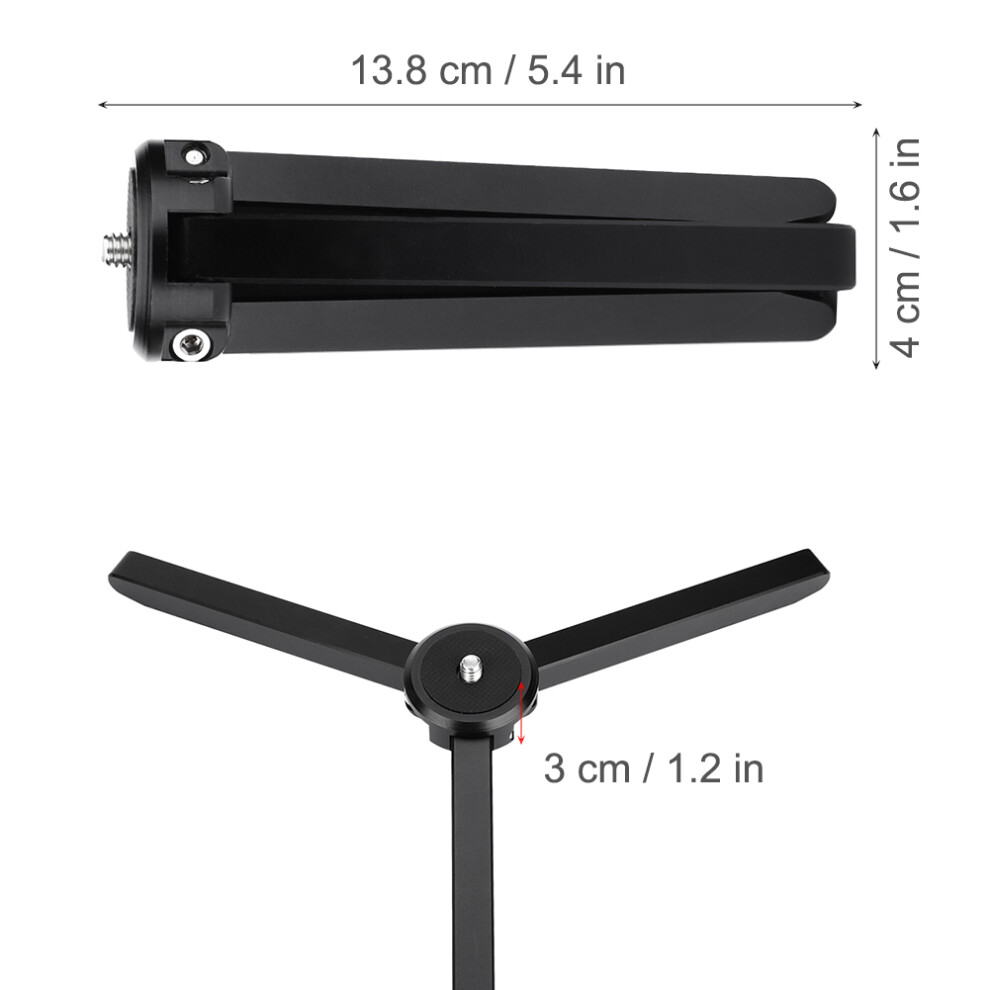 Aluminium Alloy 15Kg Capacity Folding Camera Tripod Accessory With 1/4'' Screw 8331363357992