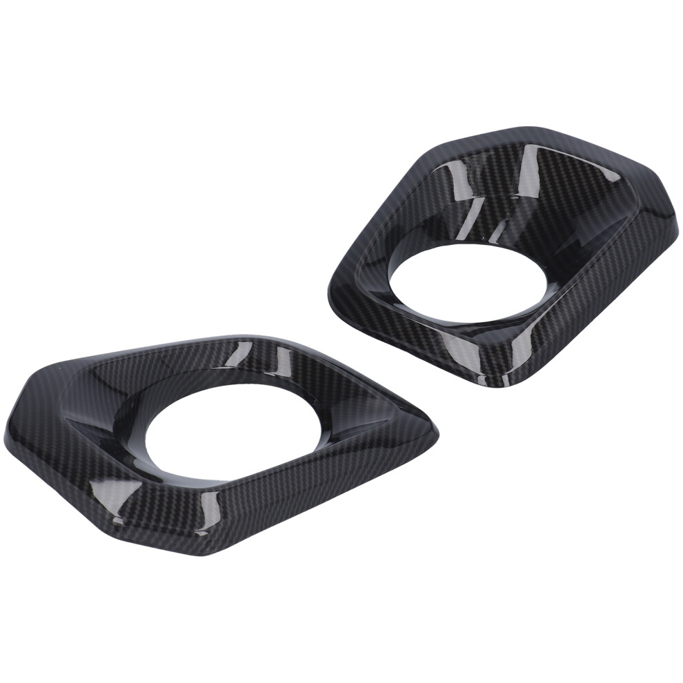 2Pcs Carbon Fiber Style Front Fog Bezel Covers For Tacoma 2016-2020 Light 8761363361659