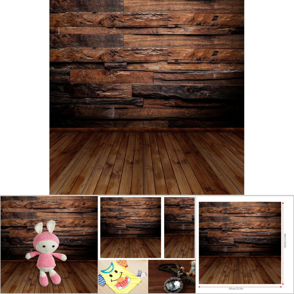 Vintage Wood Photography Backdrop For Newborn Baby Studio K-10008 Grain 4161363362511