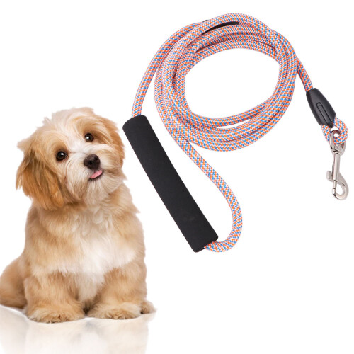En Stycke Polyester Hunddragsel Dragrem Stark Rem För (Rosa)