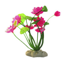 5St Rosa Lotus För Fisk Tank Och