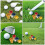 6 Set Gummigolftear Höjder För Hård Mark 7