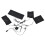 USB 5V 2A Electric Heated Jacket Pad Adjustable Temp 4-in-1 Multi-Use Kit 2