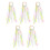 5Pcs 50 Cm Rund Handtag Dansband För Barn 1