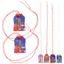 6Pcs Amulettcharms Påse Japanskt Välsignat Väska Pendants