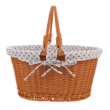 Imitation Rattan Vävd För Mat Förvaring