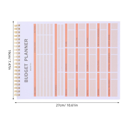 Daily Budget Planner Organisator Anteckningsbok Hantering 2