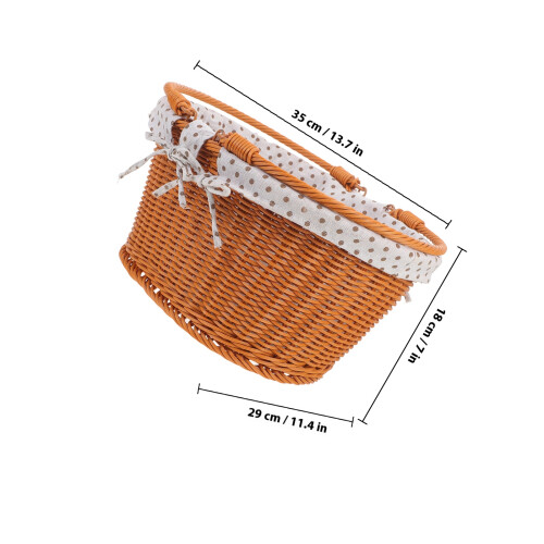 Imitation Rattan Vävd För Mat Förvaring 1