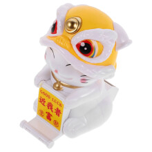 Solpowered Katt Vinkande Figur Feng Shui Rikedom Ornamang