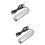 2St Vattentät Båt Underwatersljus LED Silver 2