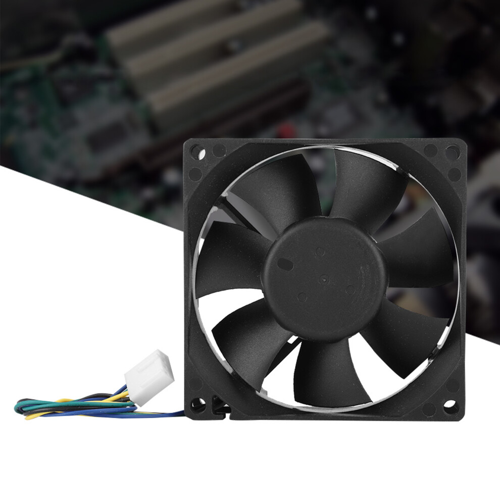 Silent Dc12v 0.41A Pwm Cooling Fan Shlf0812khe-11 - 8Cm Easy Install 4601363363472