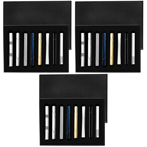 24 Pcs Slipshållare Slipsklämmor För 2