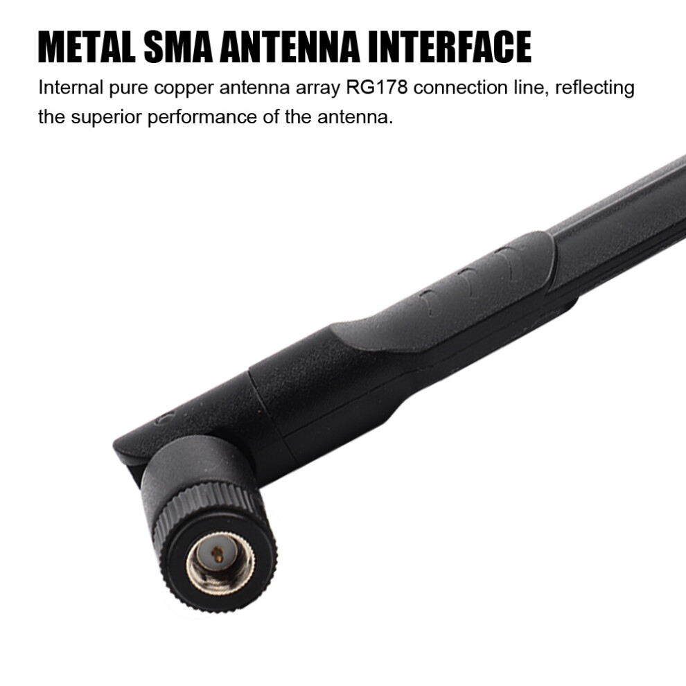 Omnidirectional 8Dbi Dual Band Wifi Antenna For 2.4G/5G/5.8G Sma Male Black 4981363364663