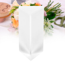 K9-Optisches Glas Dreiecksprisma zum Unterricht des Lichtspektrums 30x30x60mm