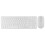 High Quality White 108 Keys Wireless Keyboard & Mouse Combo 2.4G 12