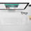 High Quality White 108 Keys Wireless Keyboard & Mouse Combo 2.4G 16