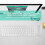 High Quality White 108 Keys Wireless Keyboard & Mouse Combo 2.4G 4