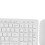 High Quality White 108 Keys Wireless Keyboard & Mouse Combo 2.4G 9