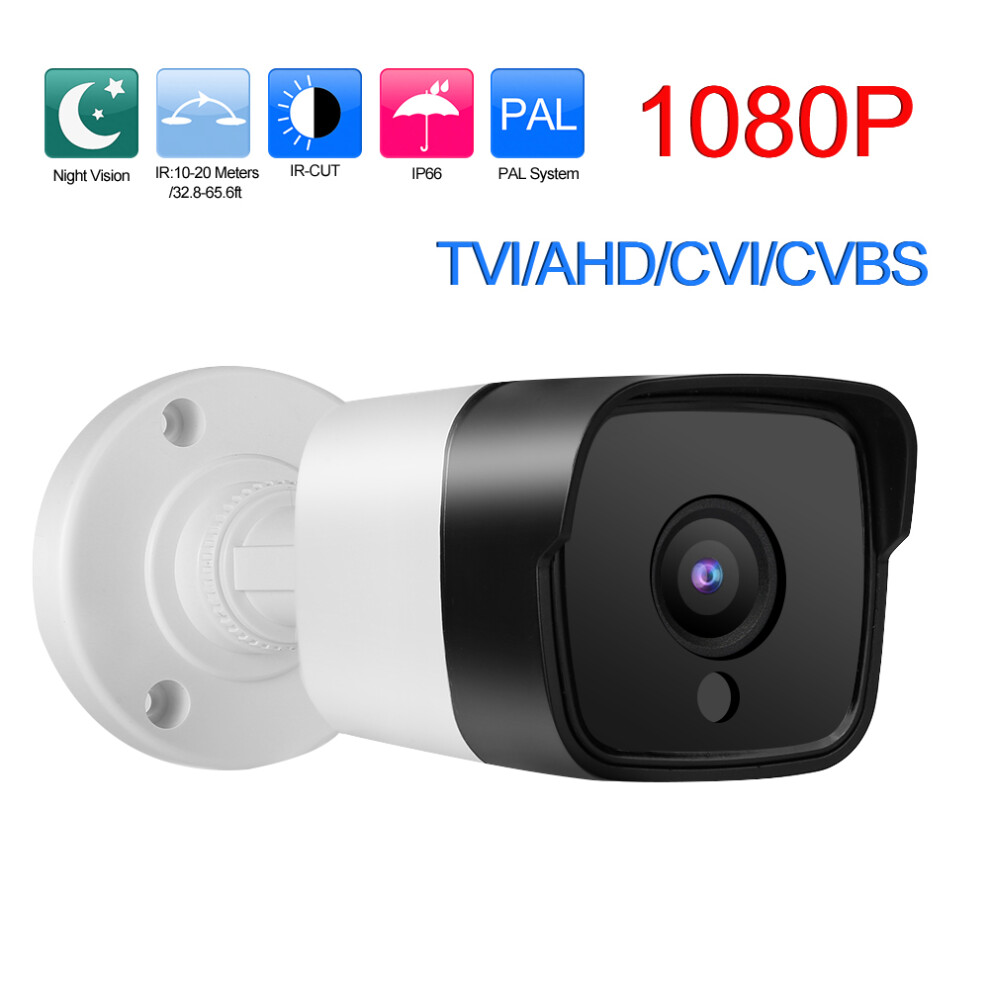Outdoor Cctv Bullet Camera 1080P Night Vision Ip66 Ahd Cvi Cvbs Metal Enclosure 4351363365890