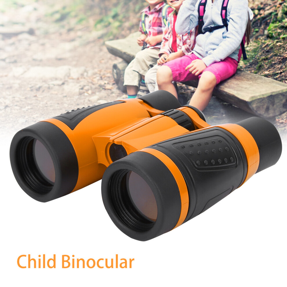 Child Folding Birding Binoculars 6X30 Lightweight Outdoor Toy Yellow 8781363366195