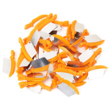 40 Stück Interdentalkeile aus Kunststoff, orange Größe M