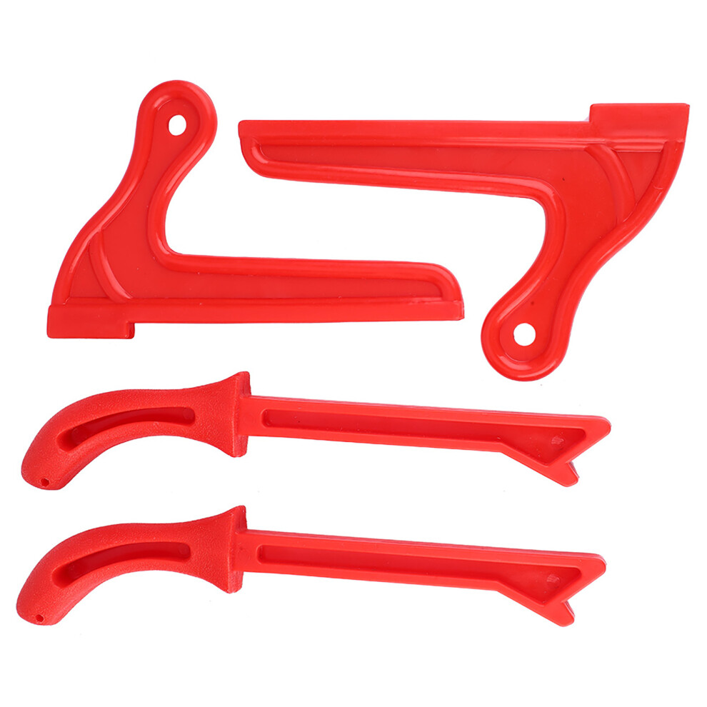 Maximize Safety With 4Pcs Red Push Sticks For Woodworking Tasks 8711363367915