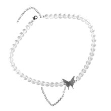 1 St Halsband För Flickor Transparent Punkstil Present