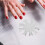 Nail Art Mall Rostfritt Manicure Guide Silver Elegant Design 6