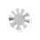Nail Art Mall Rostfritt Manicure Guide Silver Elegant Design 2