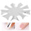 Nail Art Mall Rostfritt Manicure Guide Silver Elegant Design 7