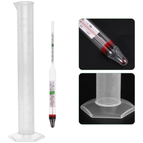 Set SalinitetsHydrometer VattenSalimeter AkvariumTestVerktyg 2
