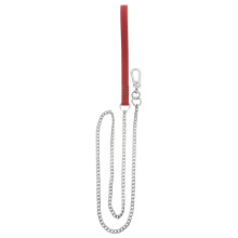 2St Styrenhållig Kedja Hundslinga Med Mjukläder Handtag