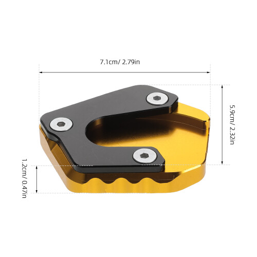 Motorcykel Kickstand Stöd För Gräs Mark 2