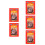 5Pcs Kinesiskt Amulettkort Skydds- Lyckokort 4
