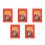 5Pcs Kinesiskt Amulettkort Skydds- Lyckokort 8