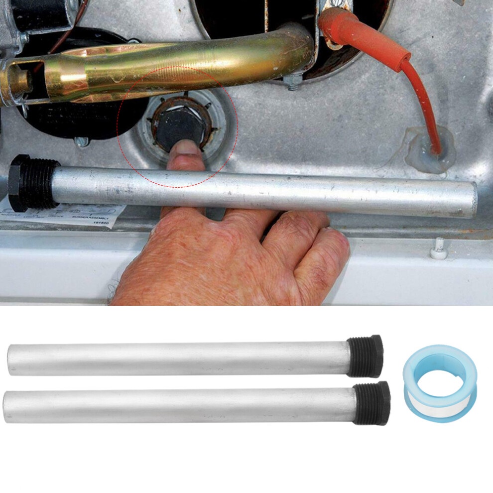 Water Heater Magnesium Anode Rod Set 2Pcs Npt3/4 21*235Mm Anti Corrosion 8431363368360