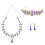 3Sets Blaue Schmuck Set Design Für Hochzeit Fest 2