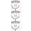 3Sets Blaue Schmuck Set Design Für Hochzeit Fest 9
