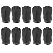 Climbing Stick Tips Rubber Covers 10 Pcs Walking Pole Foot Protectors Outdoor