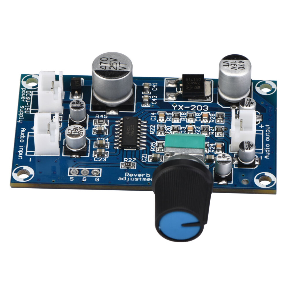 Microphone Reverb Plate Audio Power Amplifier Board Single Channel Dc6-15V 7601363370729