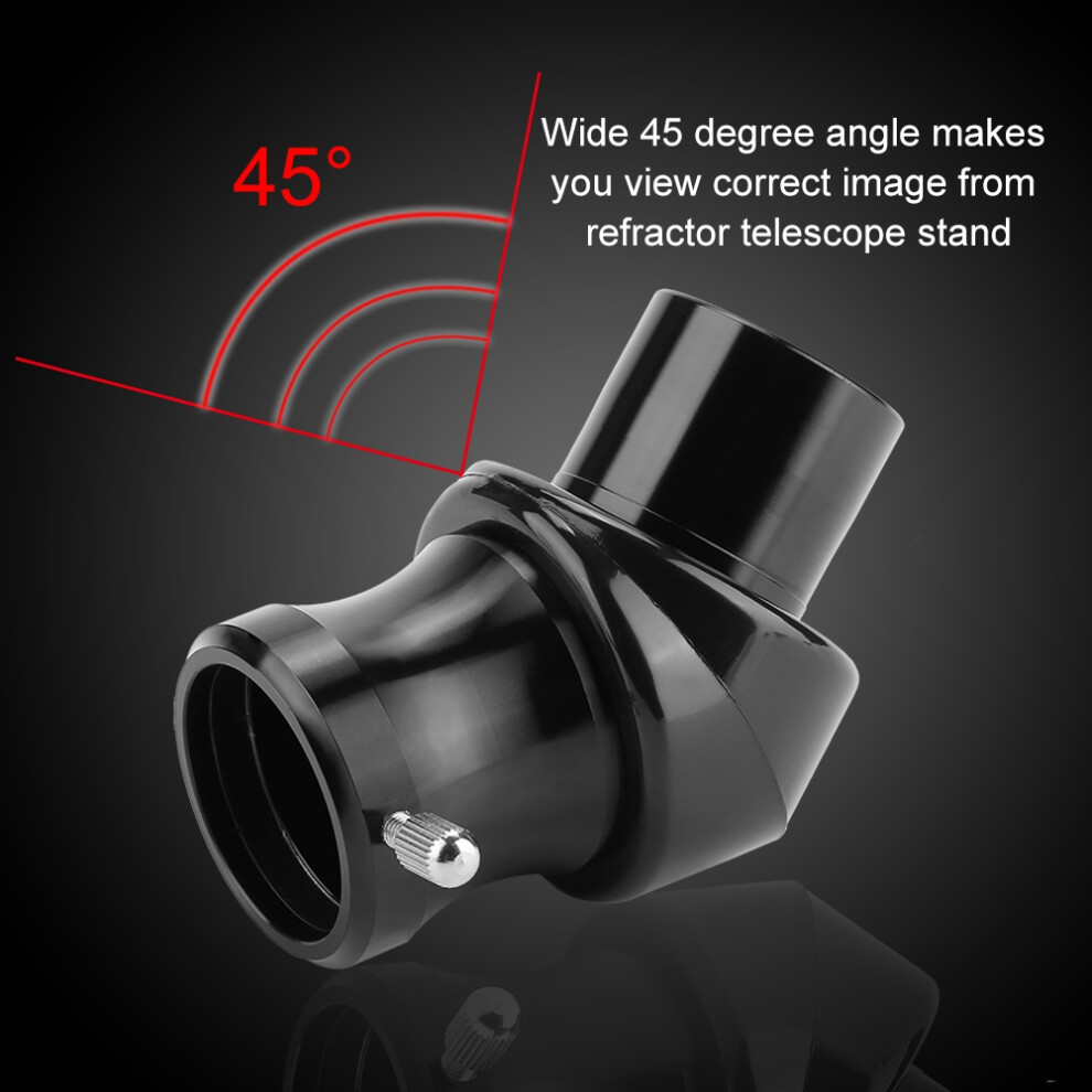 Astronomy Accessory 1.25 Inch 45-Degree 31.7Mm Erect Image Diagonal Mirror 9471363371464