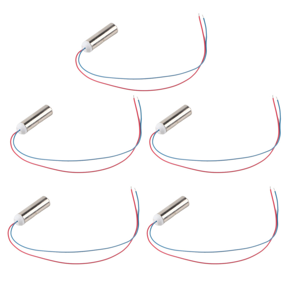 5Pcs 14500rpm Waterproof Cylindrical Micro Vibration Motor for Massager