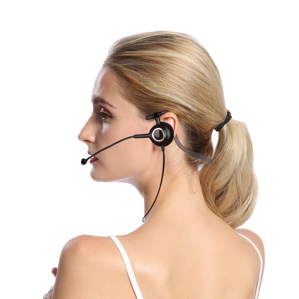 Comfortable Telephone Headset H1000-Rj9 With Noise Reduction For Call Centers 5031363371747