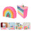 2 St Rainbow Piñata Festlig Tårtpiñata Holder 6