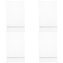 4St Acryl Transparent Vitrinskåp För Bordsskyltar Menyer Etiketter