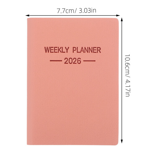 Pocket Planner: 2026 Månadsplanerare Tjockt Papper 2