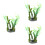 3Pcs Simulerad Ornamenter Terrarium 6