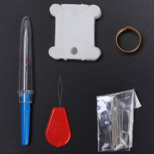 Cross Stitch Kit with 100 Colors Embroidery Thread & Sewing Accessories