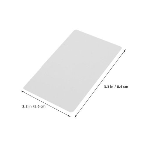 20St Aluminium Visitkort Metall Blank För Sublimering 2