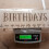 Birthdays Letters Diy Träkalender Påminnelsebräde Hängande 10